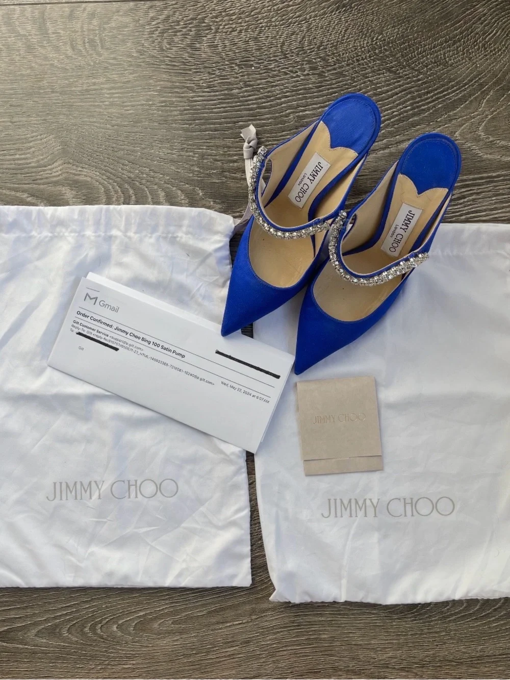 Jimmy Choo Bing 100mm Sz 36 - Picture 10 of 10